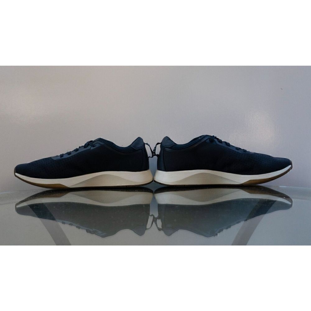 Bugatti Men's Sneaker Dark Blue Navy Perforated Size 42 (9us) - Picture 3 of 8